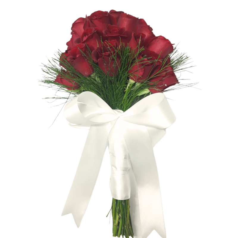 Buquê de Noiva Rústico com Rosas Vermelhas Buquê de Noiva Rústico com Rosas Vermelhas