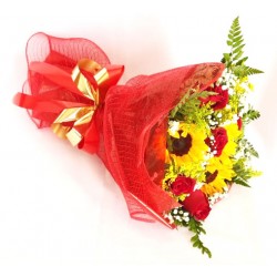 Buquê Amor com Girassol